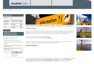 An Information Center Website